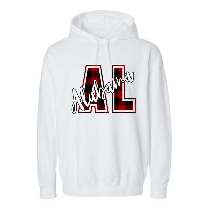 Alabama Plaid Al Garment-Dyed Fleece Hoodie