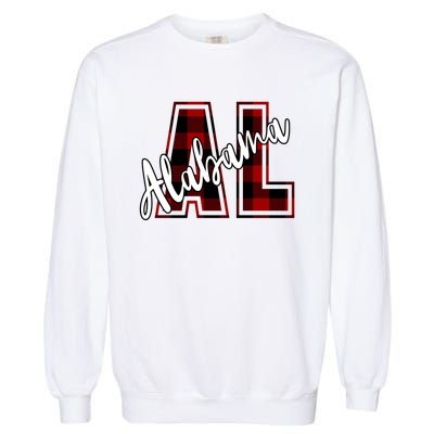 Alabama Plaid Al Garment-Dyed Sweatshirt