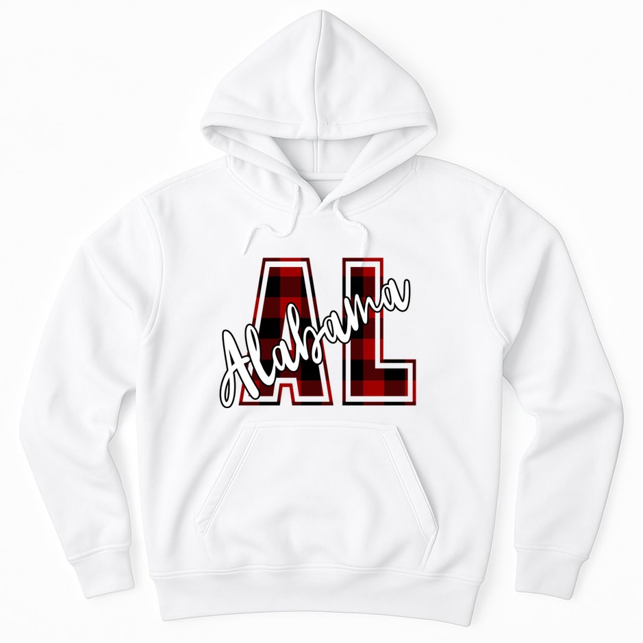 Alabama Plaid Al Hoodie