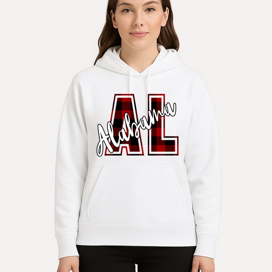 Alabama Plaid Al Hoodie