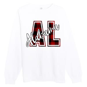 Alabama Plaid Al Premium Crewneck Sweatshirt