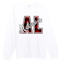 Alabama Plaid Al Premium Crewneck Sweatshirt