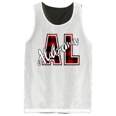 Alabama Plaid Al Mesh Reversible Basketball Jersey Tank