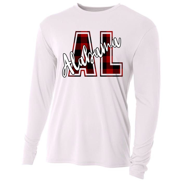 Alabama Plaid Al Cooling Performance Long Sleeve Crew