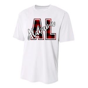 Alabama Plaid Al Performance Sprint T-Shirt