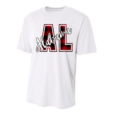 Alabama Plaid Al Performance Sprint T-Shirt