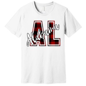 Alabama Plaid Al Premium T-Shirt