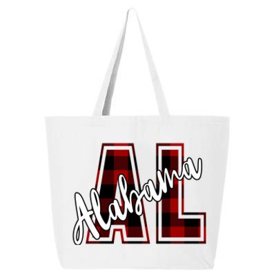 Alabama Plaid Al 25L Jumbo Tote