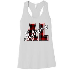 Alabama Plaid Al Women's Racerback Tank