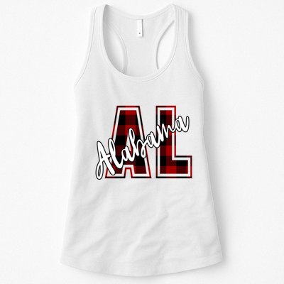 Alabama Plaid Al Womens Tank Top