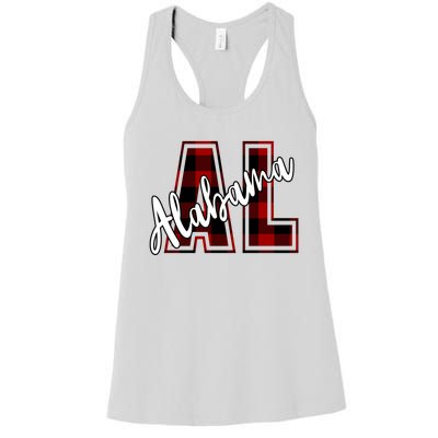 Alabama Plaid Al Women's Racerback Tank