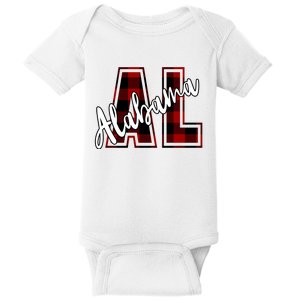 Alabama Plaid Al Baby Bodysuit