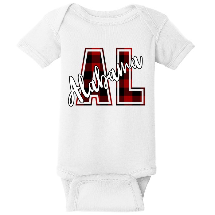 Alabama Plaid Al Baby Bodysuit