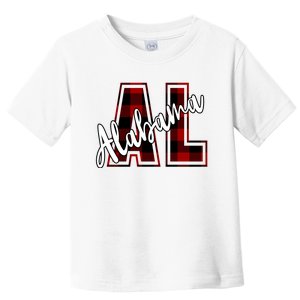 Alabama Plaid Al Toddler T-Shirt