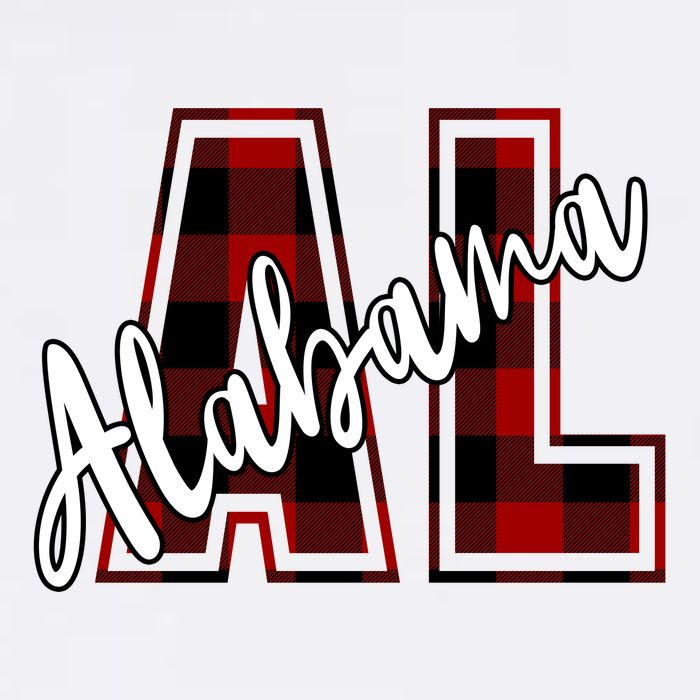 Alabama Plaid Al Cropped Pullover Crew