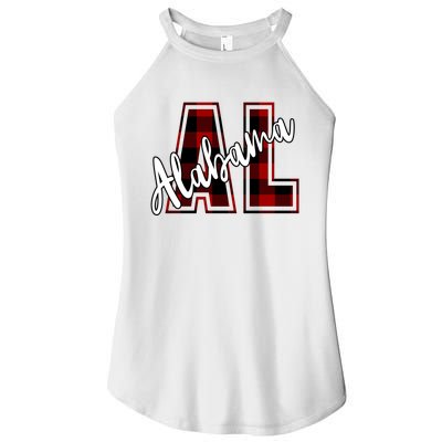 Alabama Plaid Al Women's Perfect Tri Rocker Tank