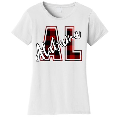 Alabama Plaid Al Women's T-Shirt