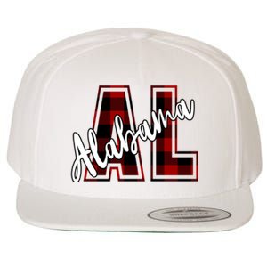 Alabama Plaid Al Wool Snapback Cap