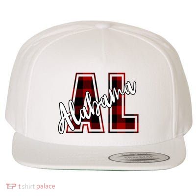 Alabama Plaid Al Wool Snapback Cap