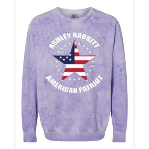 AMERICAN PATRIOT ASHLEY BABBITT Colorblast Crewneck Sweatshirt