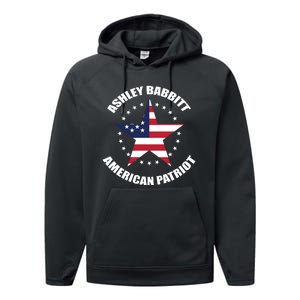 AMERICAN PATRIOT ASHLEY BABBITT Performance Fleece Hoodie