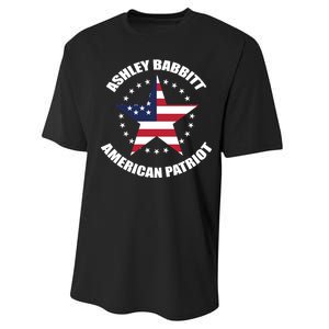 AMERICAN PATRIOT ASHLEY BABBITT Performance Sprint T-Shirt