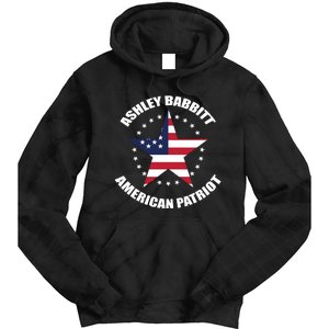 AMERICAN PATRIOT ASHLEY BABBITT Tie Dye Hoodie