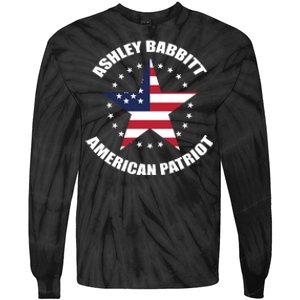 AMERICAN PATRIOT ASHLEY BABBITT Tie-Dye Long Sleeve Shirt