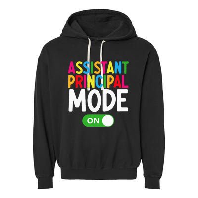 Assistant Principal – Awesome Principal Back To School Garment-Dyed Fleece Hoodie