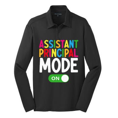 Assistant Principal – Awesome Principal Back To School Silk Touch Performance Long Sleeve Polo