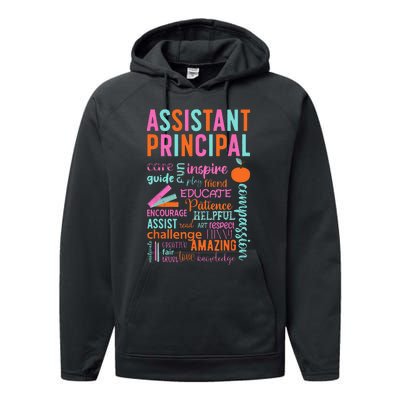 Assistant Principal Appreciation Assistant Principals Performance Fleece Hoodie