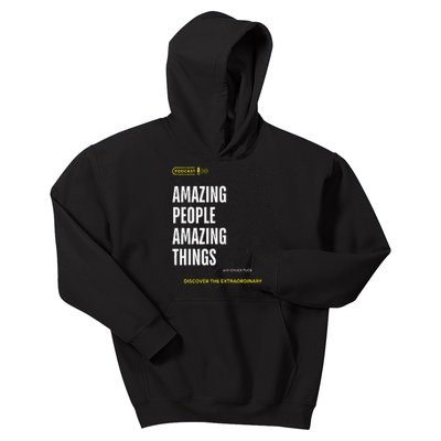 Amazing People Amazing Things Podcast Kids Hoodie