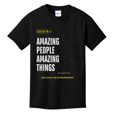 Amazing People Amazing Things Podcast Kids T-Shirt