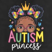 Autism Princess Afro Girl Bow Daughter Autism Awareness Cool Comfort Performance Bucket Hat