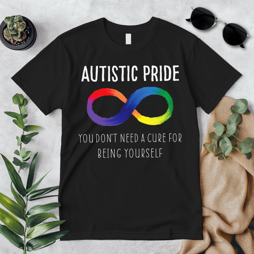 Autistic Pride Autism Awareness Acceptance Love Heart Puzzle Premium T-Shirt