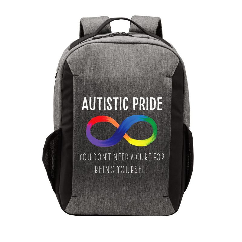 Autistic Pride Autism Awareness Acceptance Love Heart Puzzle Vector Backpack