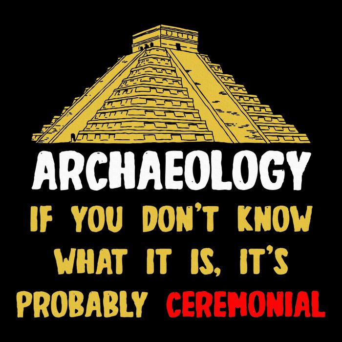 Archeologists Pyramid Artifacts Fossils Archaeology Drawstring Bag