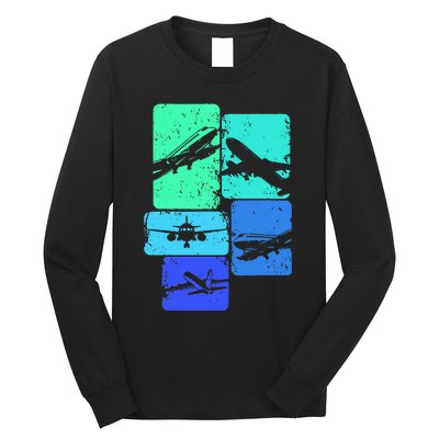 Airplane Pilot Long Sleeve Shirt