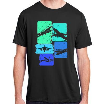 Airplane Pilot Adult ChromaSoft Performance T-Shirt