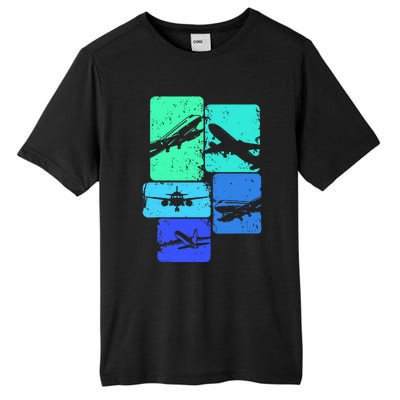 Airplane Pilot Tall Fusion ChromaSoft Performance T-Shirt