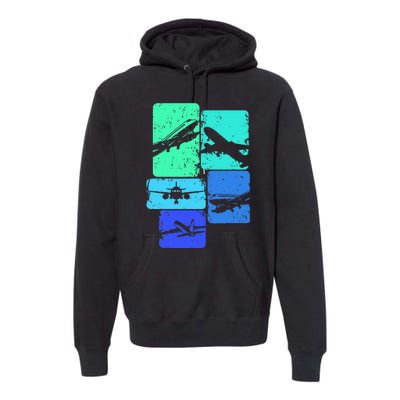 Airplane Pilot Premium Hoodie