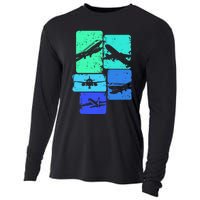 Airplane Pilot Cooling Performance Long Sleeve Crew