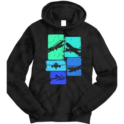 Airplane Pilot Tie Dye Hoodie