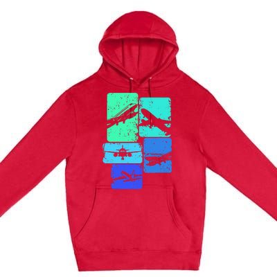 Airplane Pilot Premium Pullover Hoodie