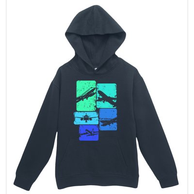 Airplane Pilot Urban Pullover Hoodie