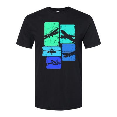 Airplane Pilot Softstyle CVC T-Shirt