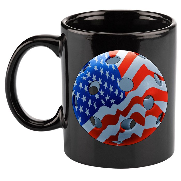American Pickleball 11oz C Handle Ceramic Mug