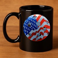 American Pickleball 11oz C Handle Ceramic Mug