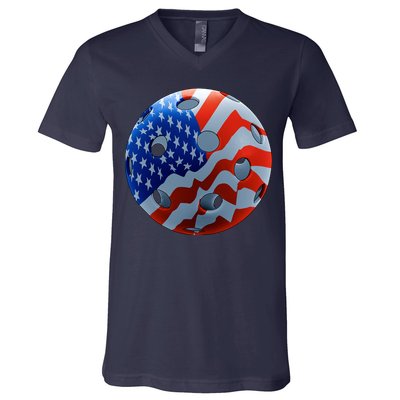 American Pickleball V-Neck T-Shirt