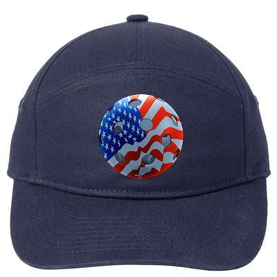 American Pickleball 7-Panel Snapback Hat